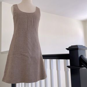 Theory Brown Tweed Dress, Sz 4